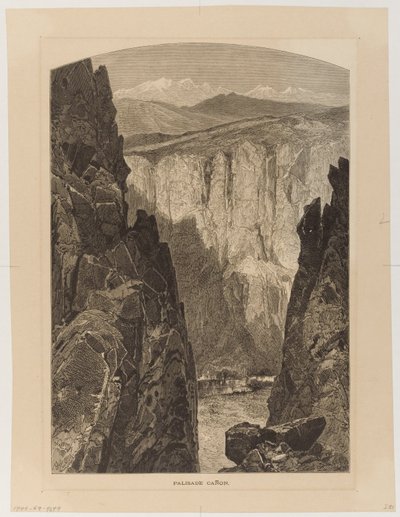 Canyon Palisade da Thomas Moran